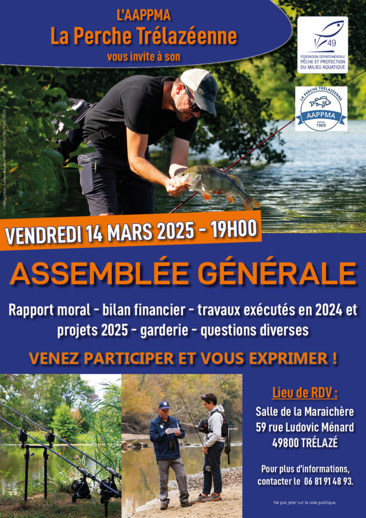Assemblée Générale de la Perche Trélazéenne le vendredi 14 mars 2025